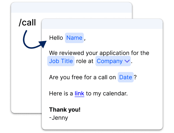 image showing a snippet with text fields and dropdowns